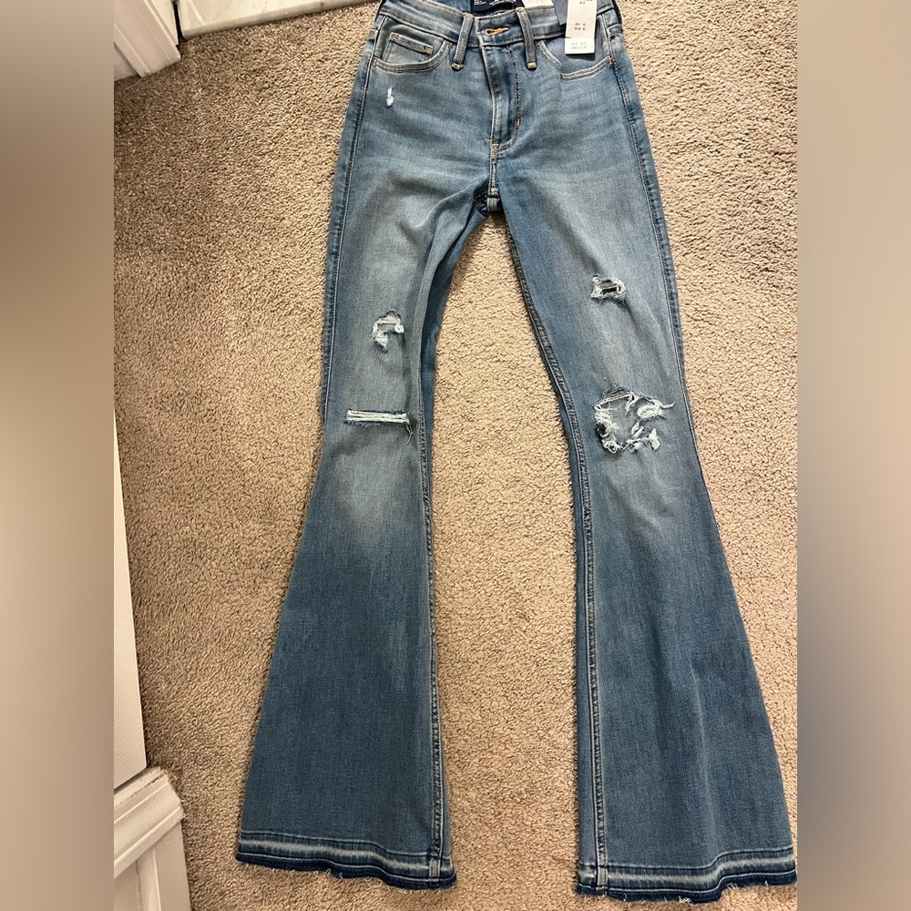 Hollister high rise vintage flare